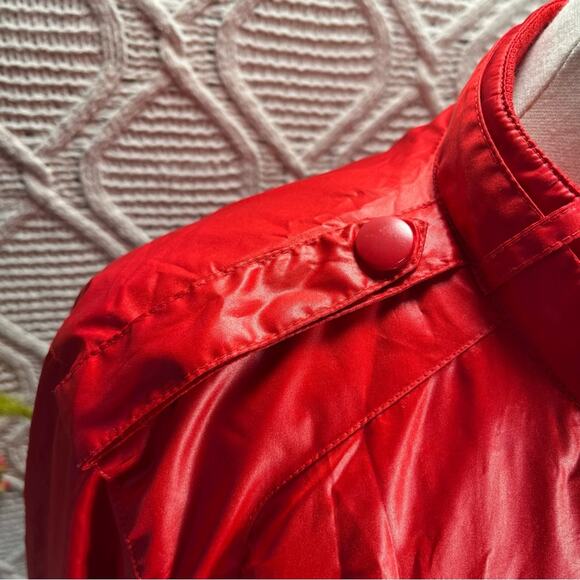 NWT SOHO BABE LOVE | Red Zip Up Bomber Jacket | Women's 2XL - Picture 4 of 11